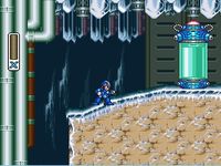 une photo d'Ã©cran de Mega Man X sur Nintendo Super Nes